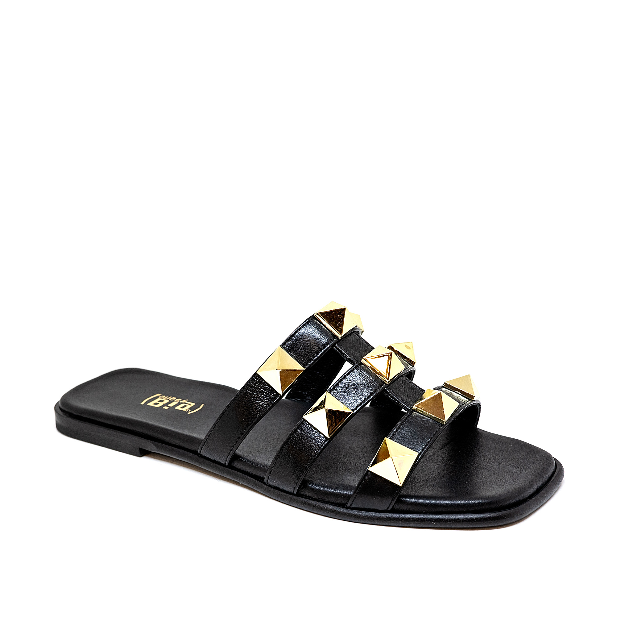 Bigshoes GA0110-01 Δερμάτινo Σανδάλι Μαύρο φωτογραφία